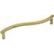 Elements 128 mm Center-to-Center Brushed Brass Wavy Capri Cabinet Pull Z205BB - alternate 1